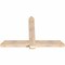 Ekena Millwork Eugene Smooth Timber Gable Bracket, Douglas Fir, 60"W x 40"H x 3 1/2"D x 5 1/2"F, 16/12 Pitch GBW060X40X0406EUG00SDF - alternate 4